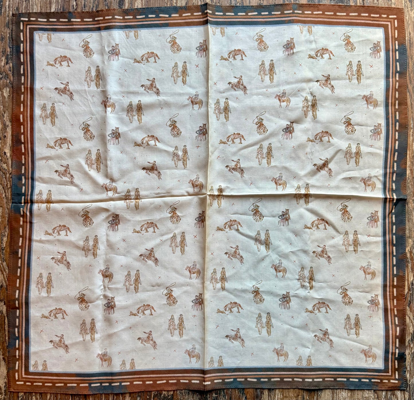 Saddle Club Western Silk Bandana Scarf