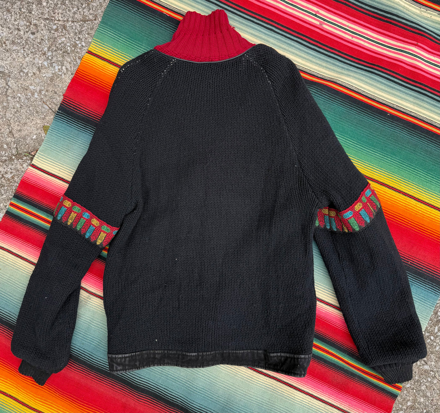 Vintage Robert Lewis Skua Lined Aztec Sweater