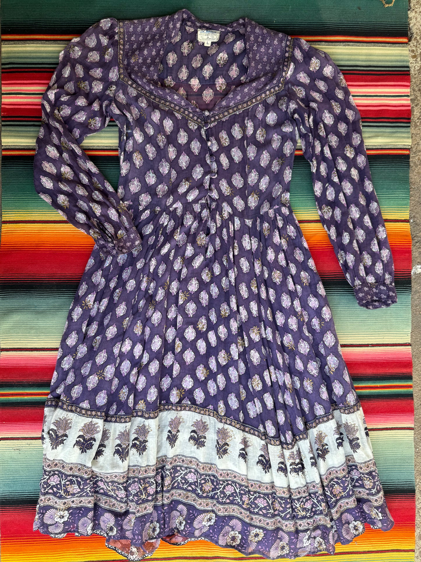 1970’s Adini Purple Dress