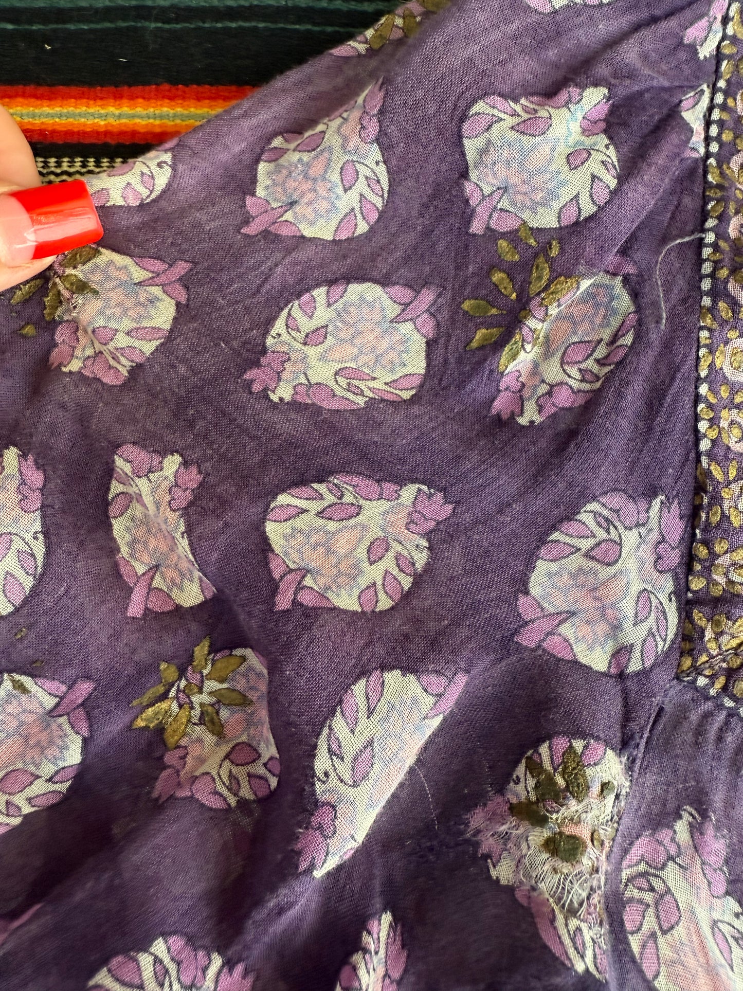 1970’s Adini Purple Dress