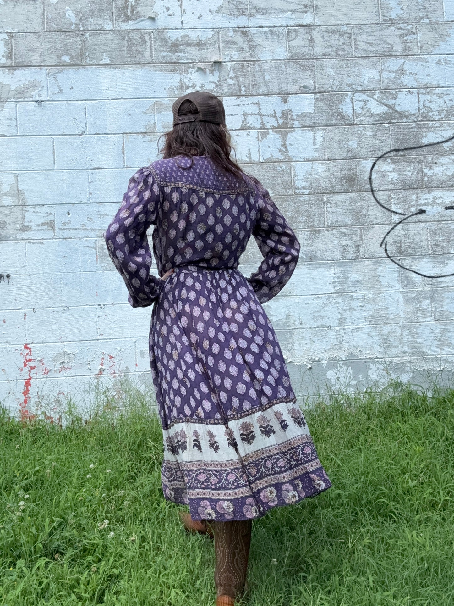 1970’s Adini Purple Dress