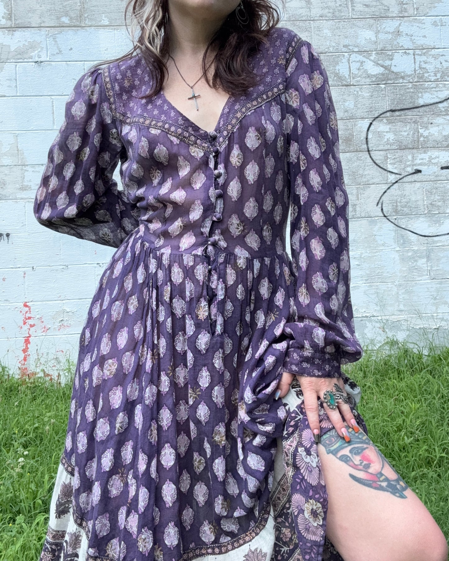 1970’s Adini Purple Dress