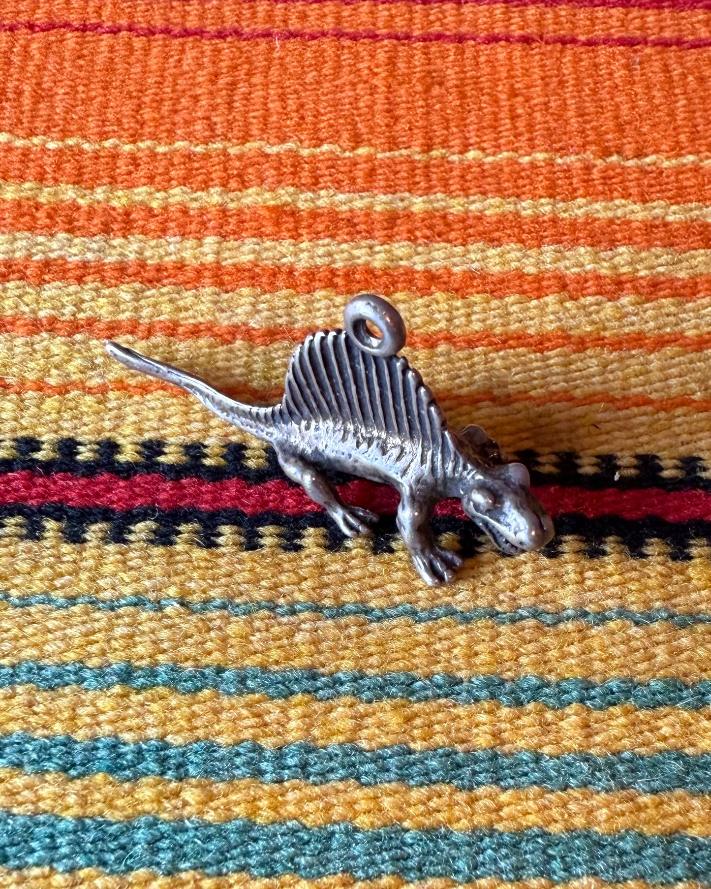 Vintage Sterling Dinosaur Charm