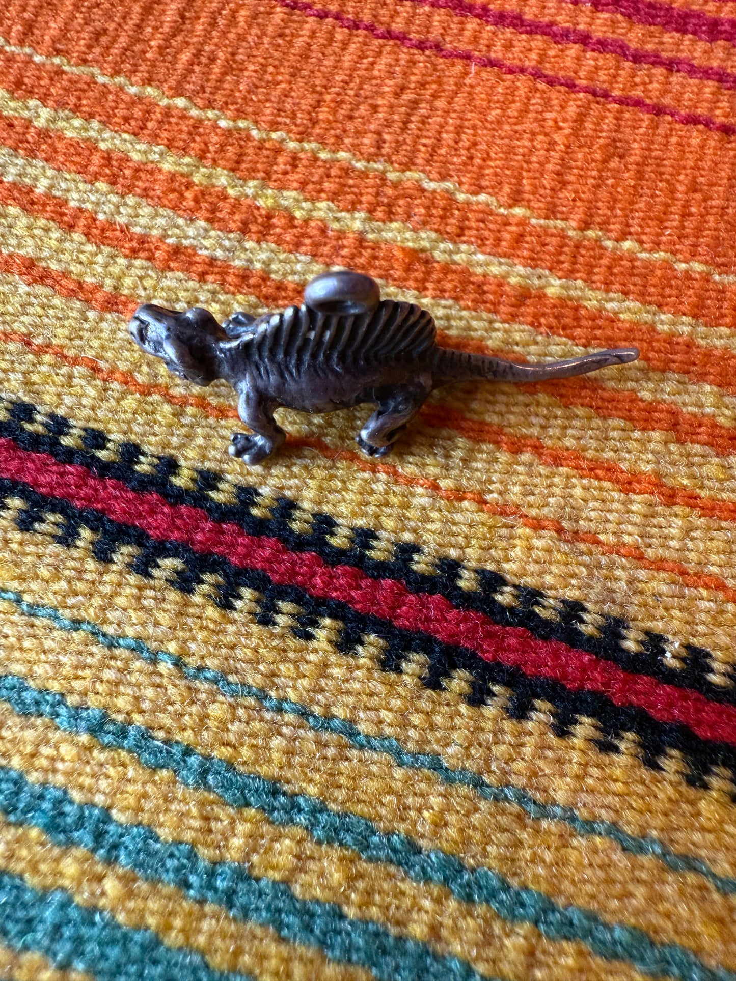 Vintage Sterling Dinosaur Charm