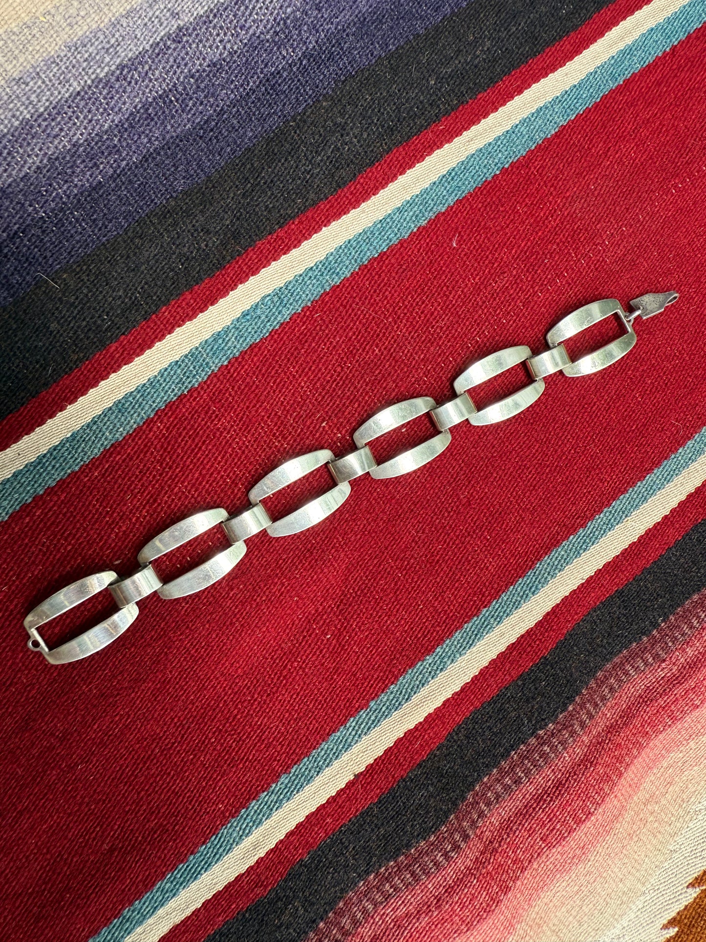 Sterling Bell Trading Post Bracelet (MA)