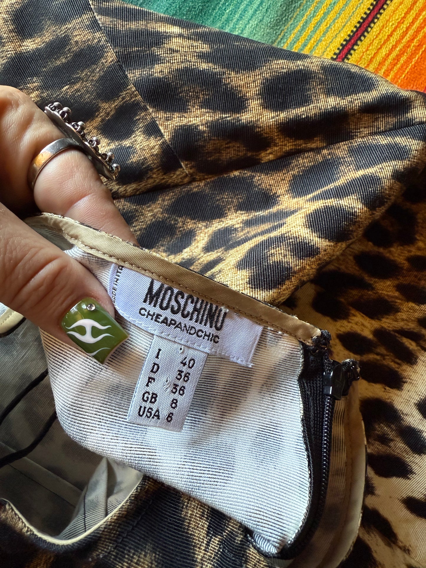 Moschino Leopard Dress