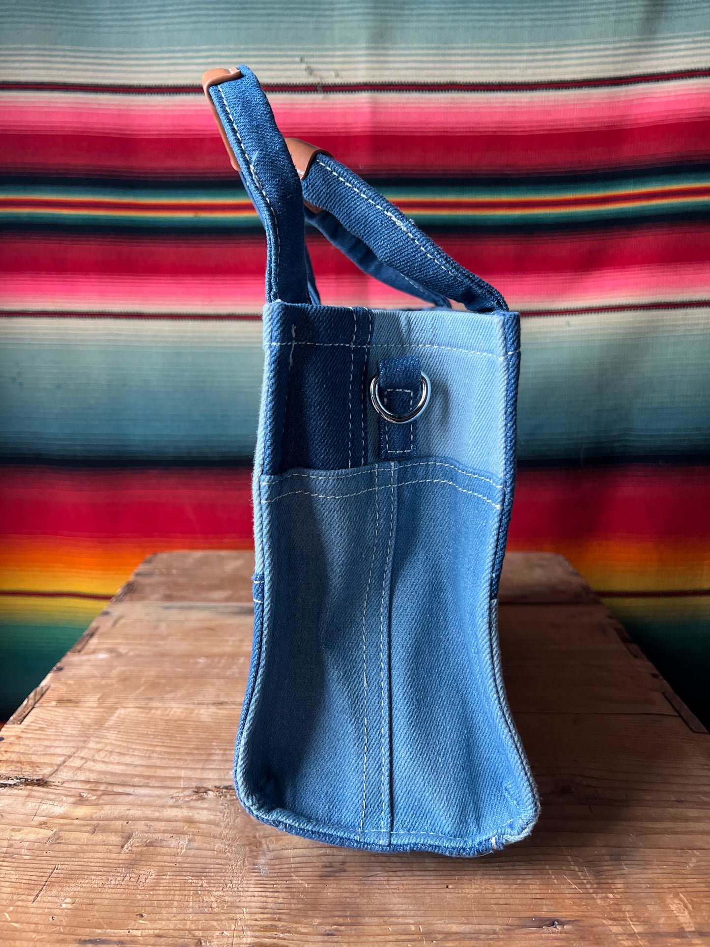 Denim Patchwork Purse