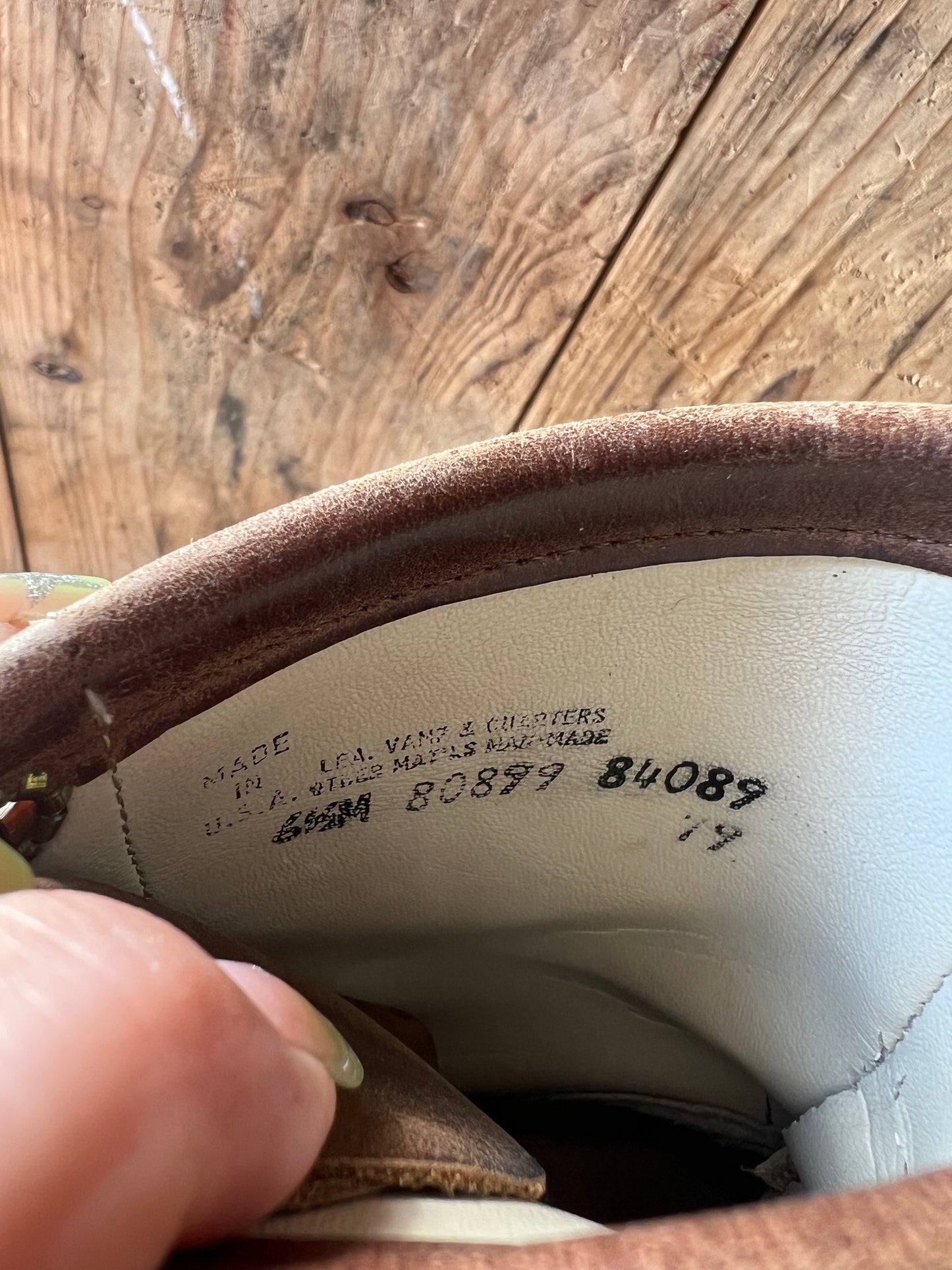 Brown Vintage Ropers Size 6