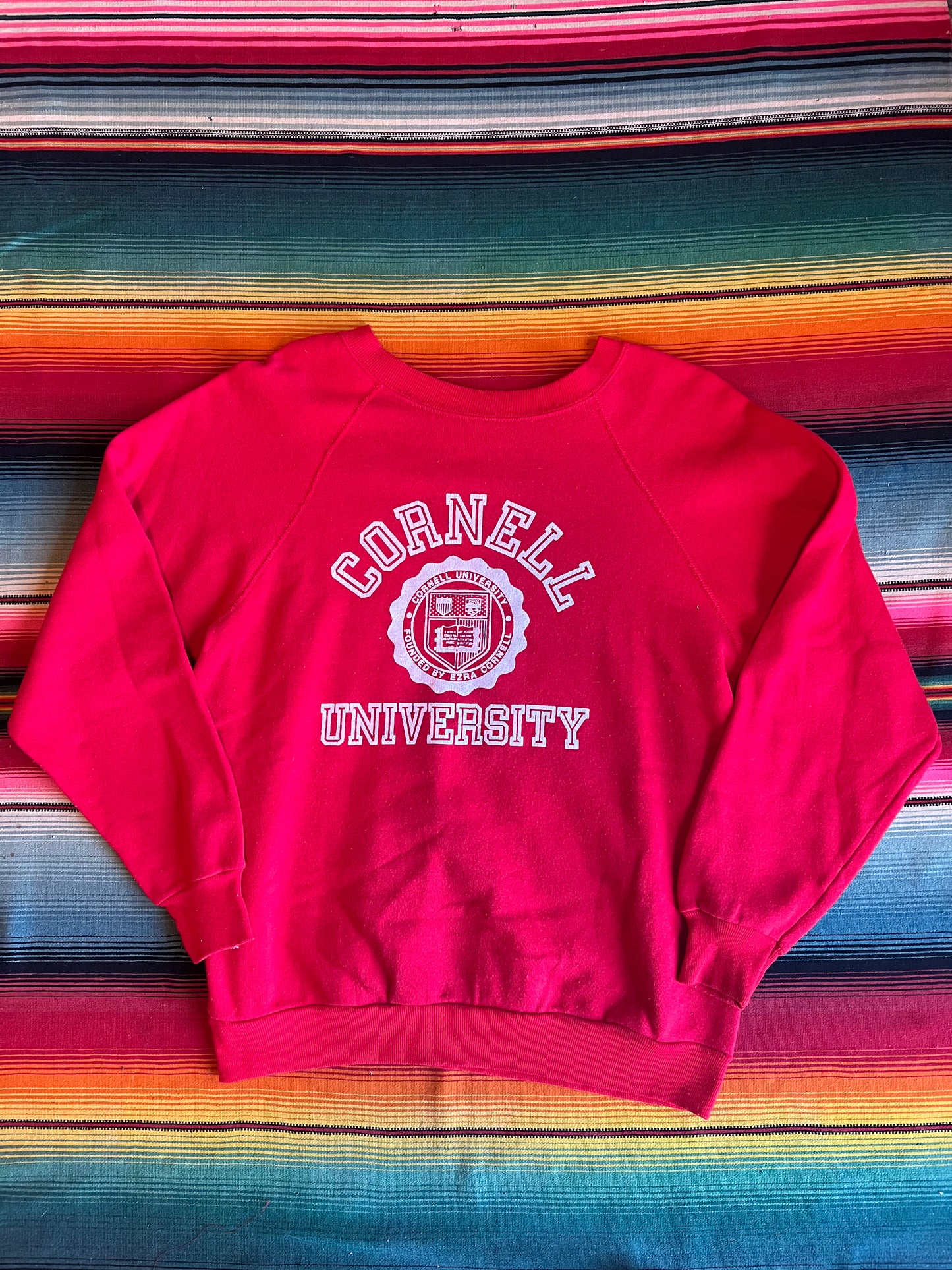VTG Cornell University Red Sweatshirt