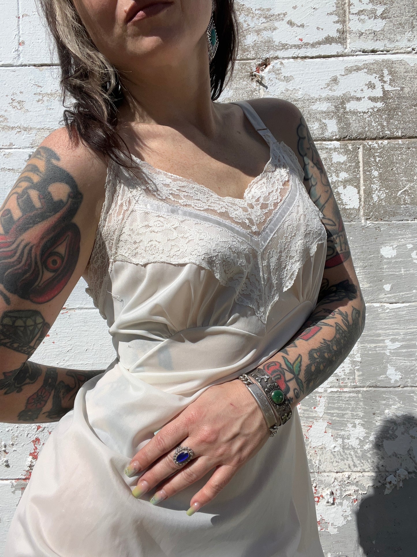 Vintage White Slips