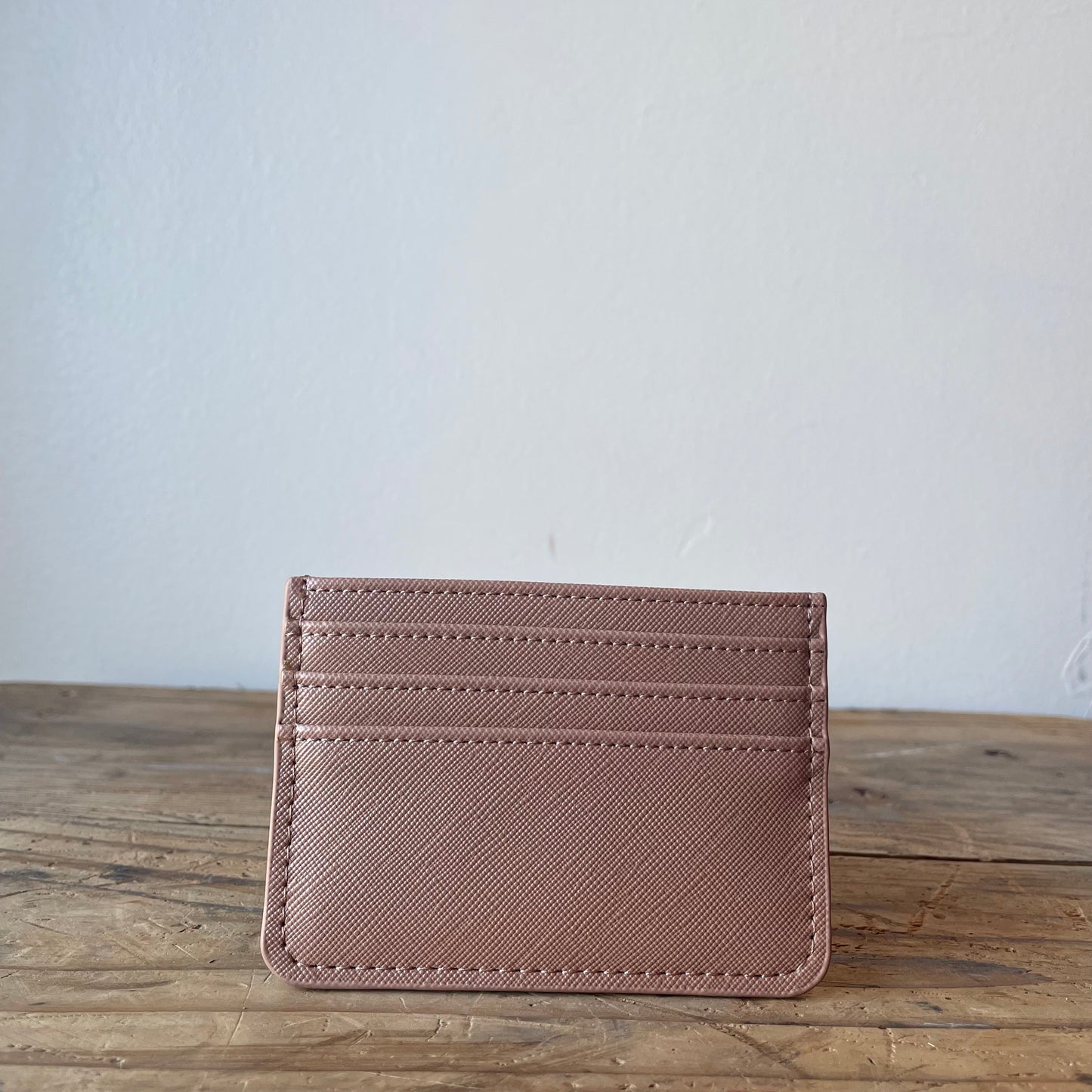 Nude Leather Card Holder