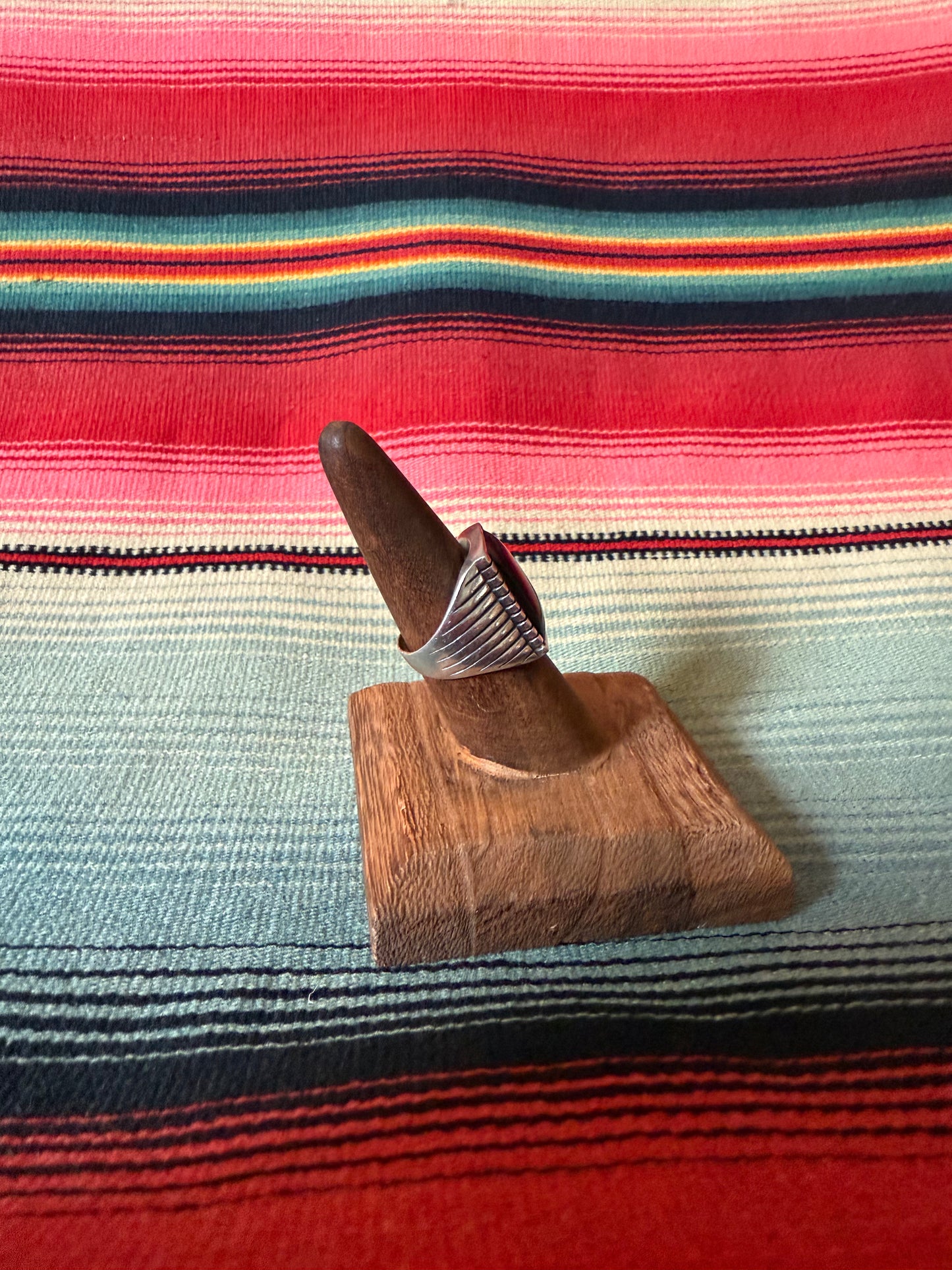 sterling & onyx ring