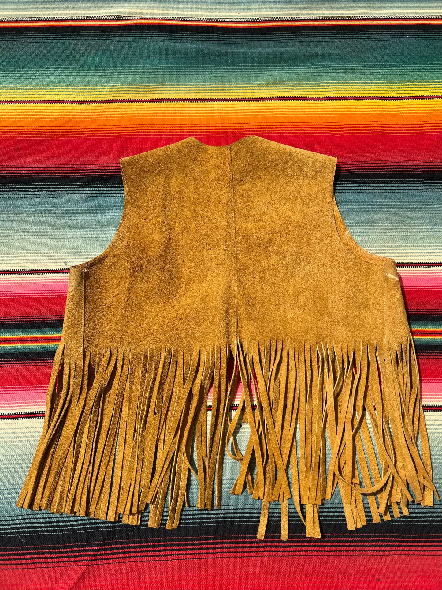 Leather Fringe Vest