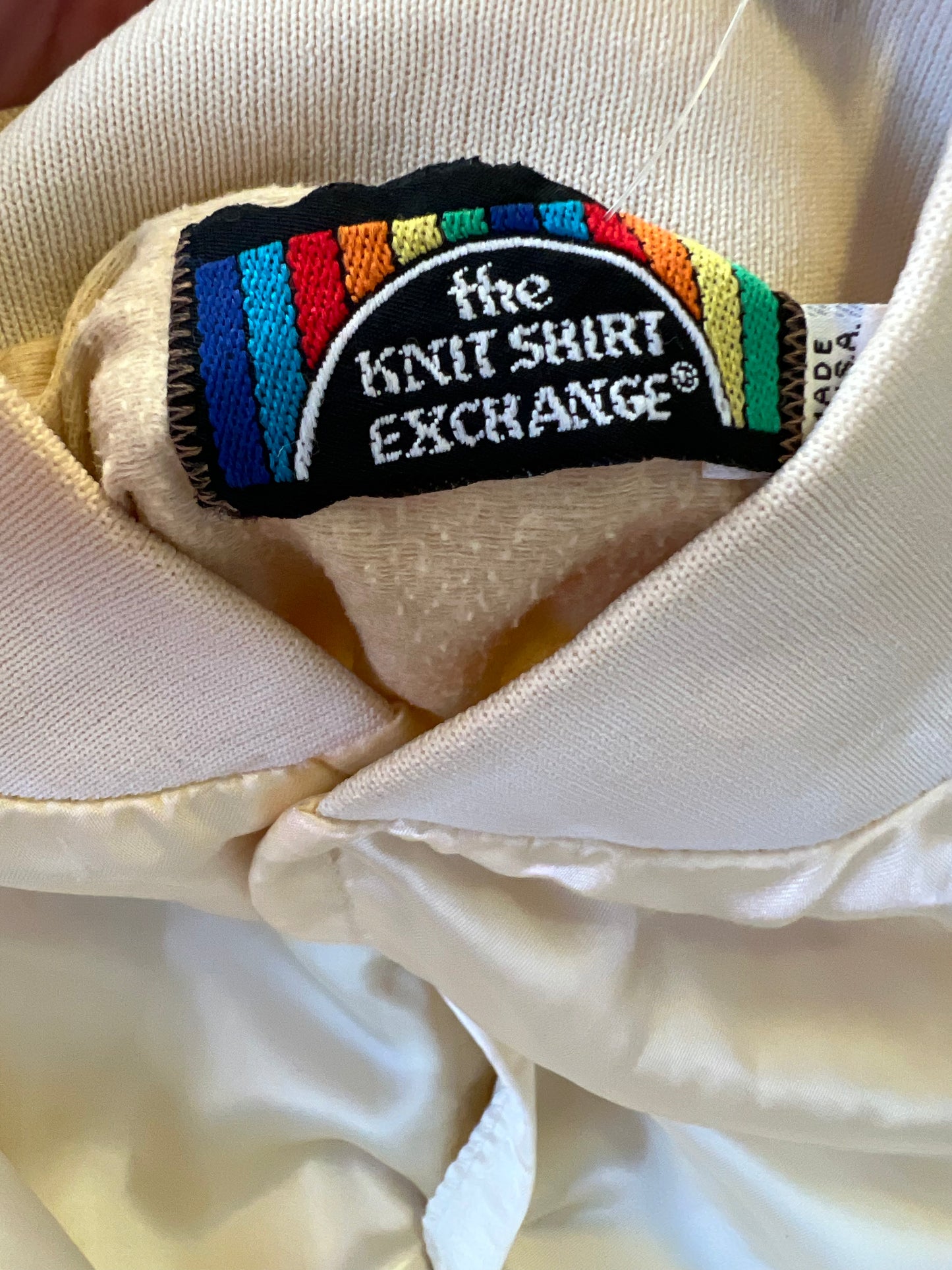 VTG Cream Outback Saloon Satin Jacket AS IS