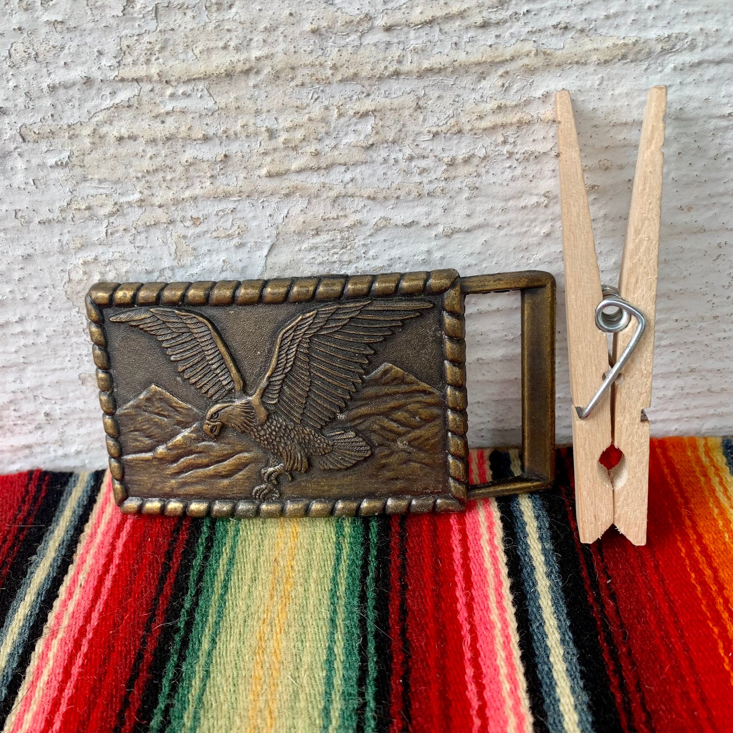 Bronze Tone Flying Eagle Buckle