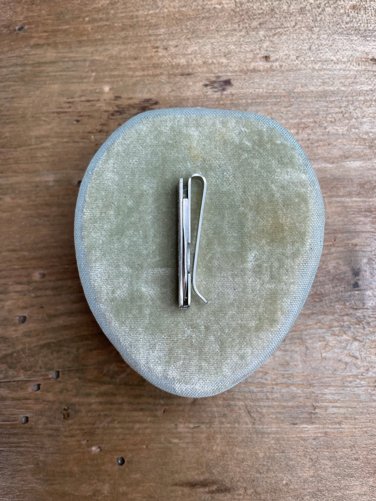 Vintage Sterling Silver Pocket Knife Tie Clip