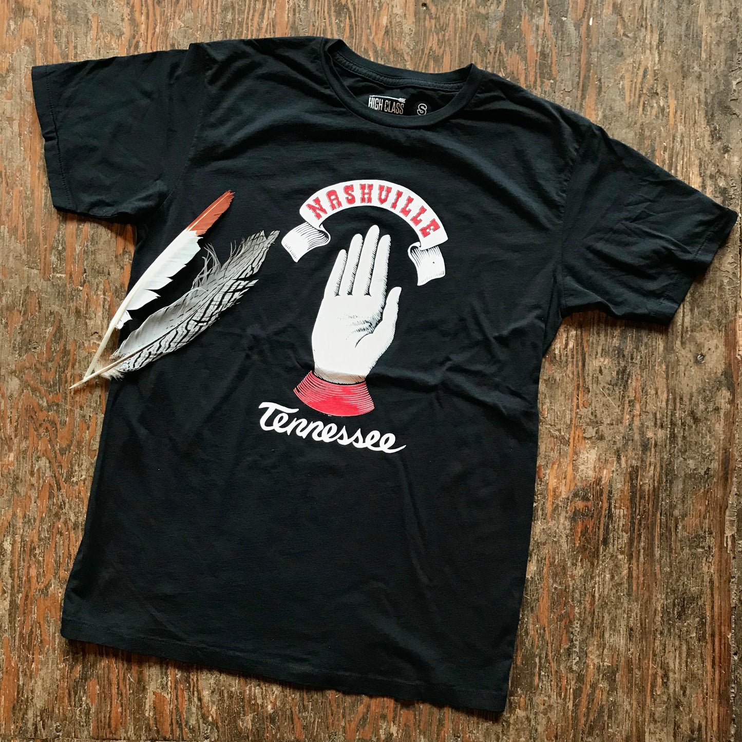 HCH Nashville Hand Tee's Black