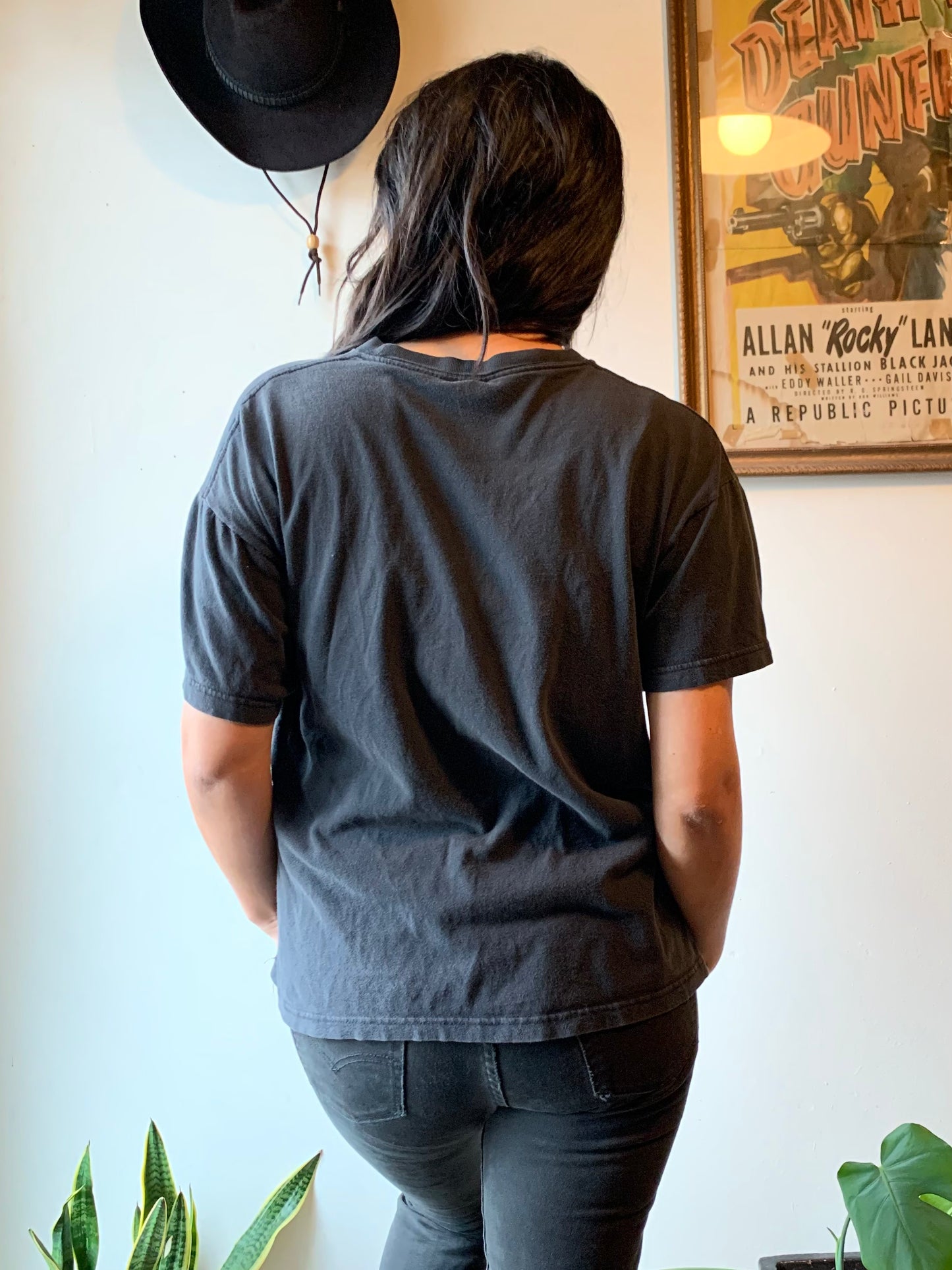 Vtg. Old Bikes & Good Whiskey Tee ( L/XL)