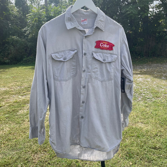 VTG Coca Cola Uniform Button Down