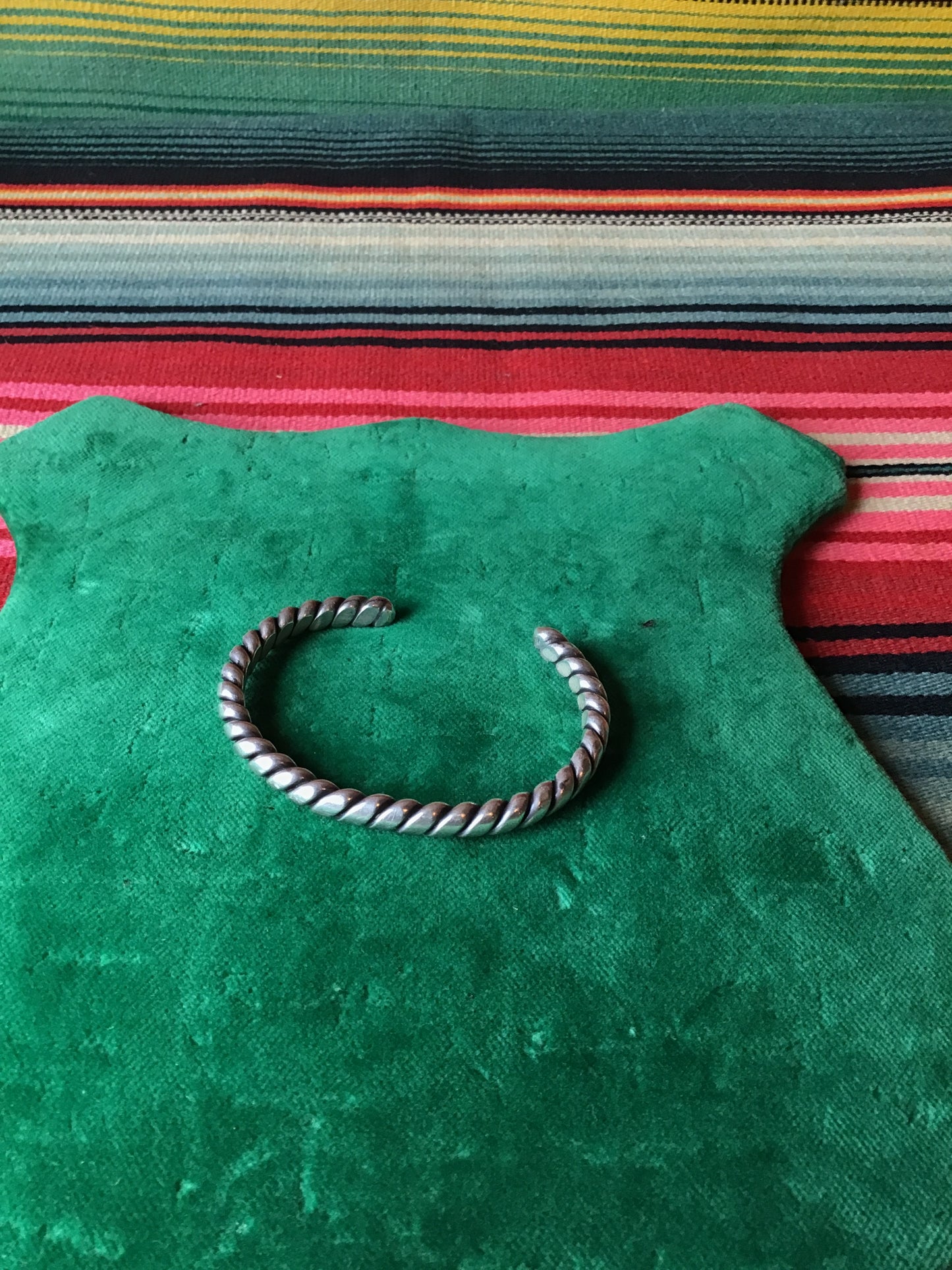 Vintage Twisted Sterling Cuff Stacker