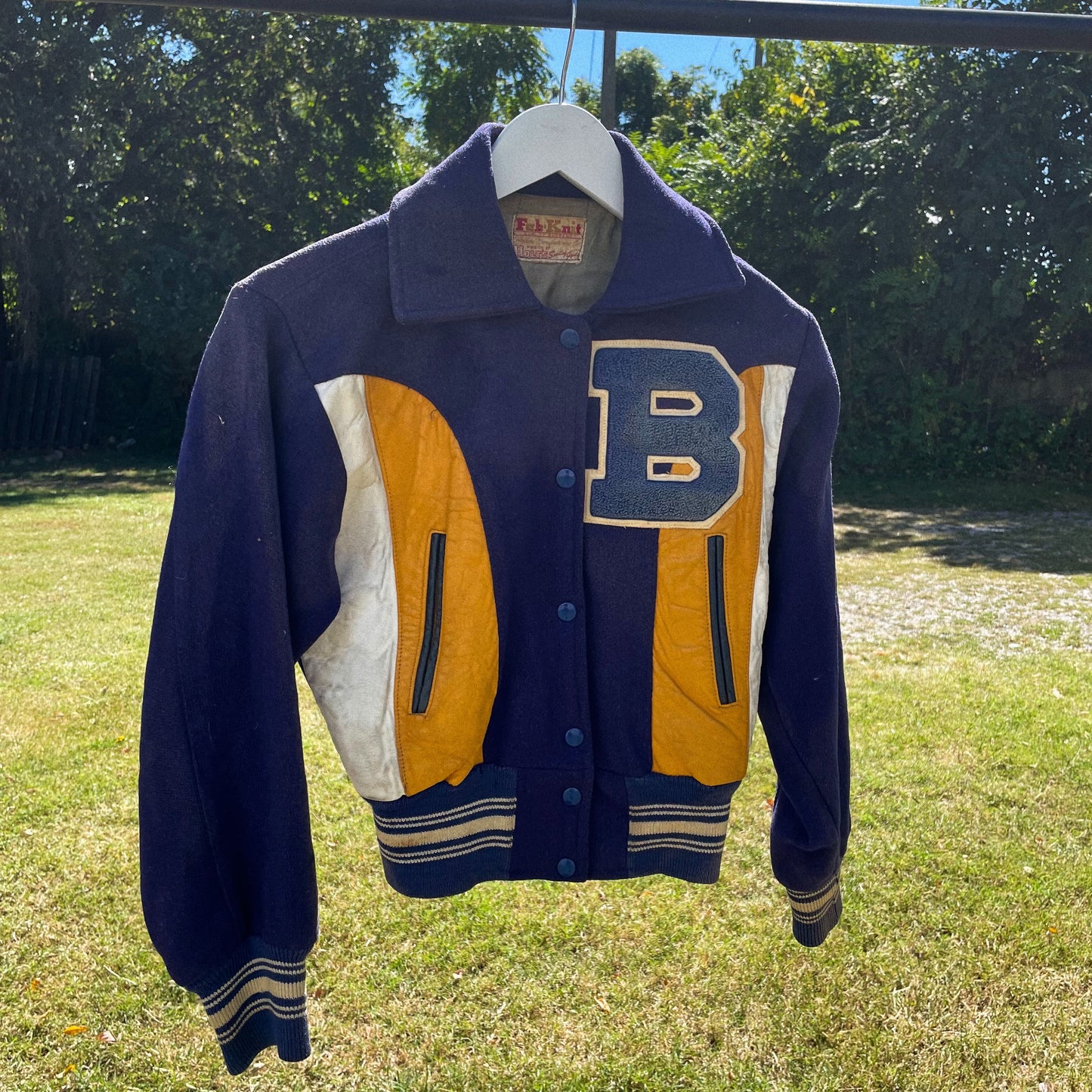 VTG Blue Varsity Jacket