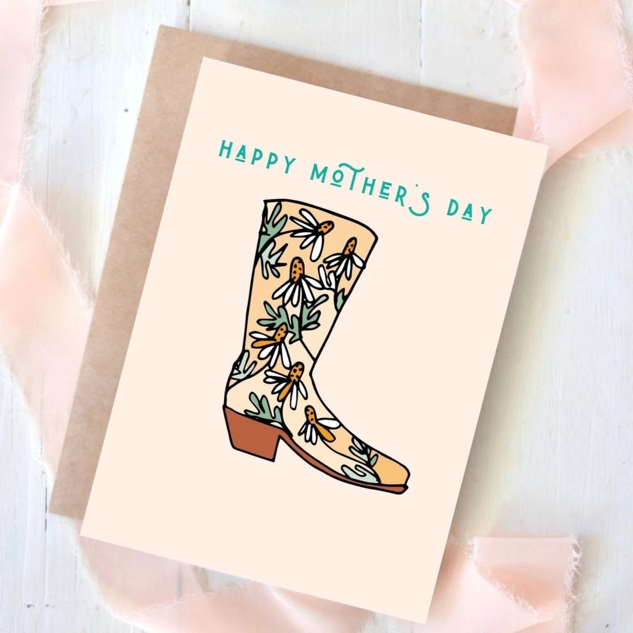 Happy Mother's Day Boot Card
