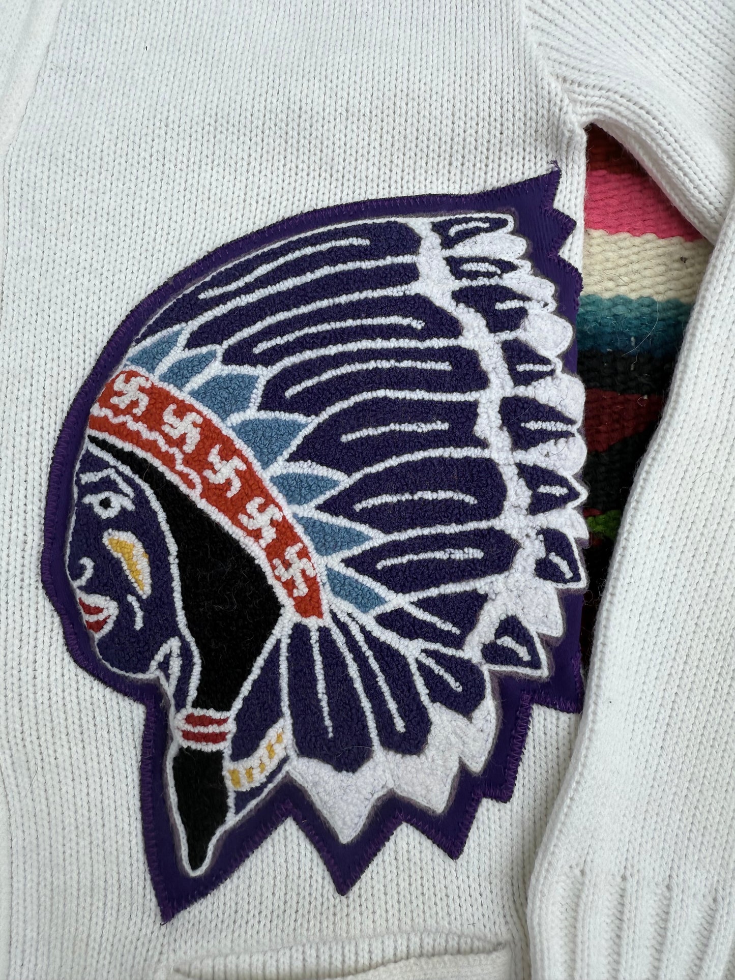 Vintage 1970s Indian Head Cardigan