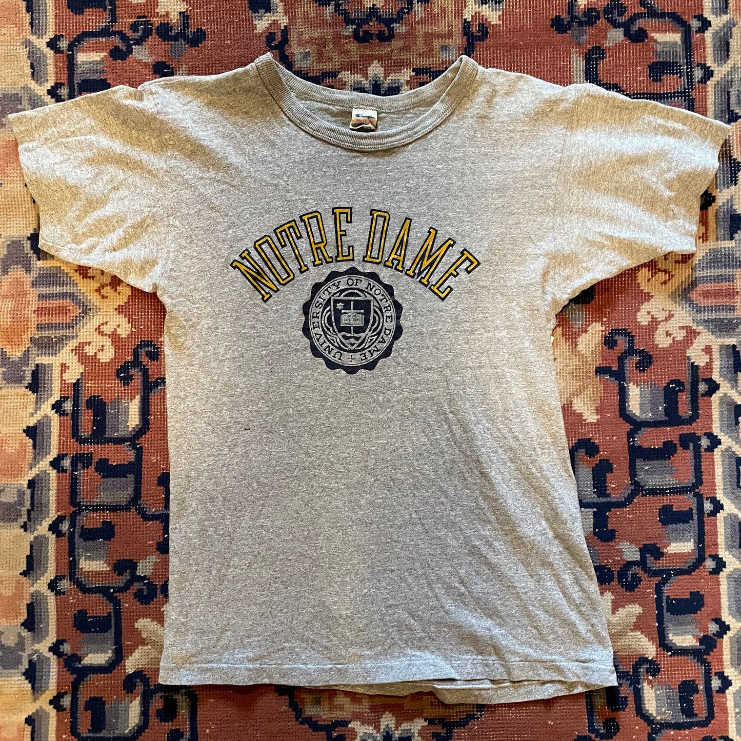 Single Stitch Notre Dame Tee Medium
