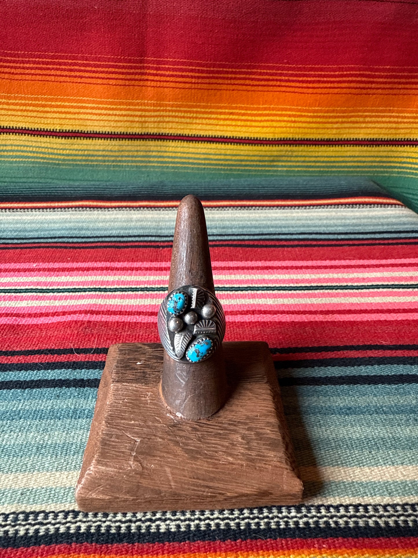 Vintage Sterling and Turquoise Ring