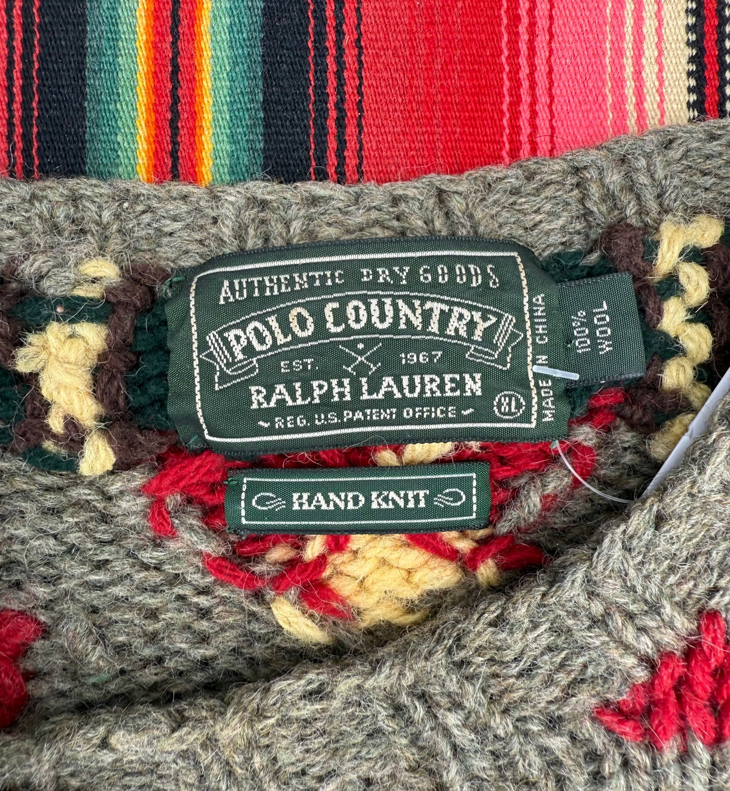 Vintage Polo Country Intarisa Sweater