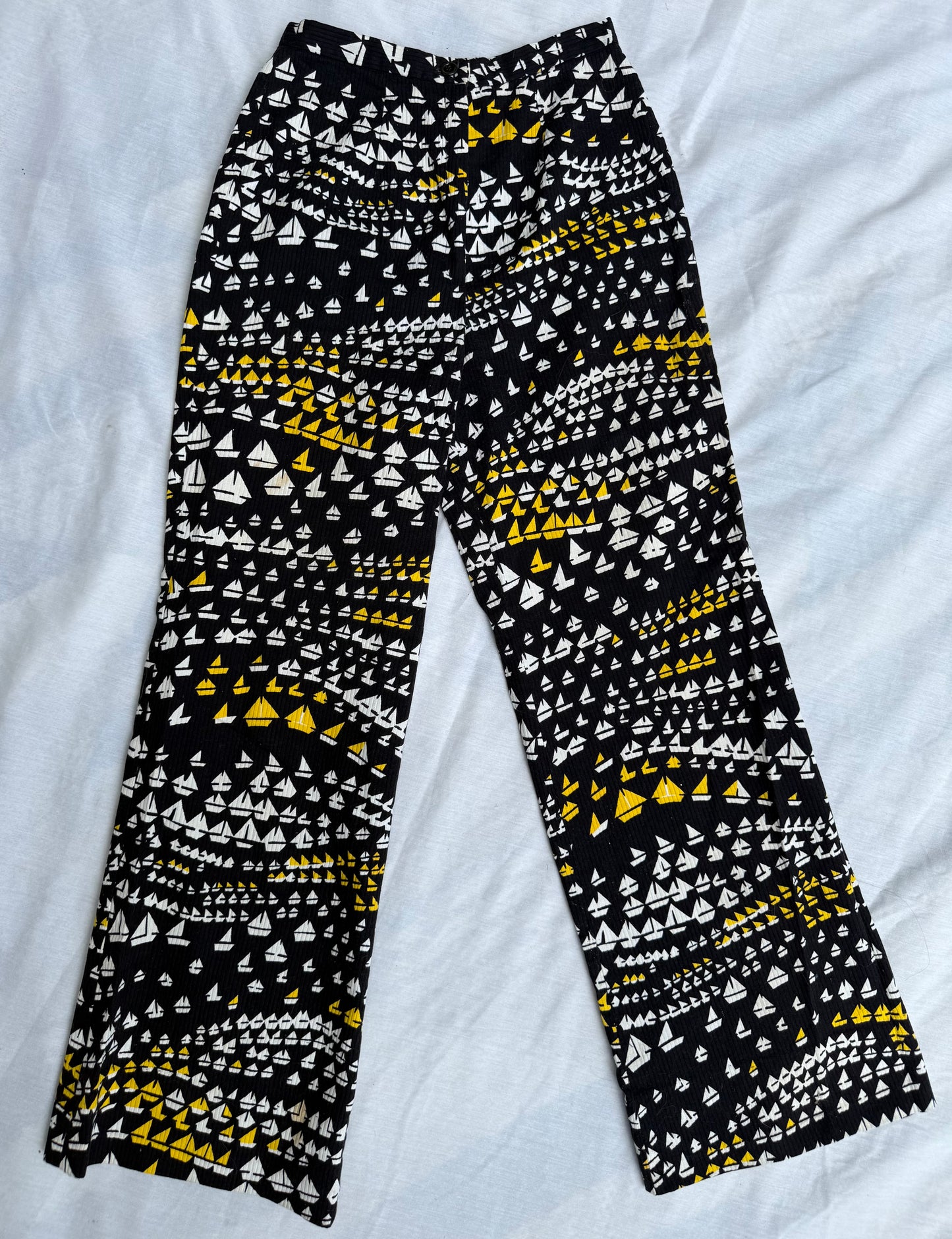 1970s Sailboat Print Pants (NL)