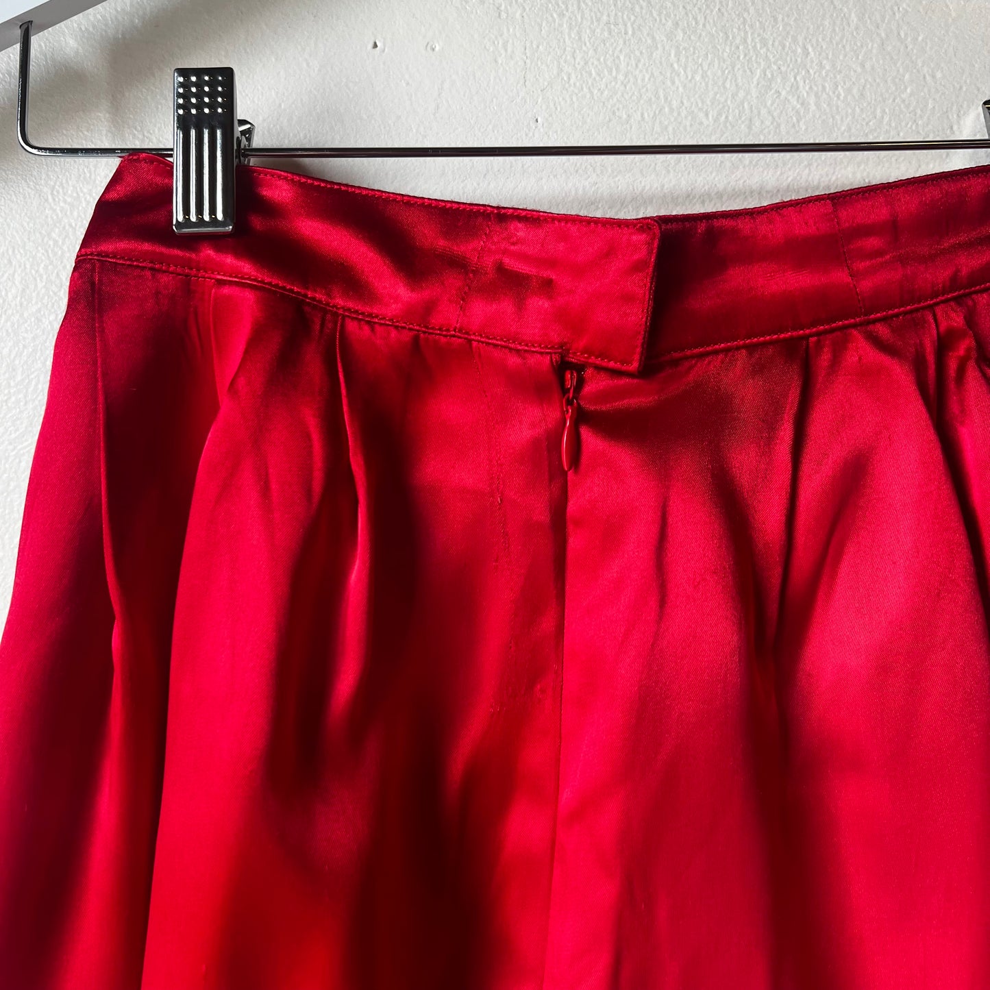 Red Satin 2 Piece Set