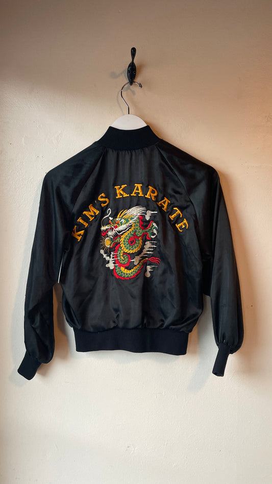 VTG 'Kims Karate' Satin Bomber