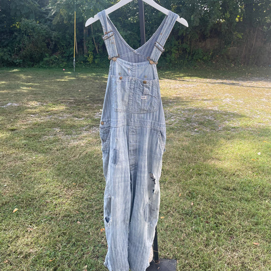 VTG Lee Patched Overalls