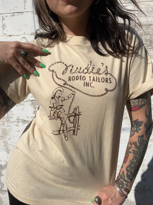 VTG Nudies Rodeo Tailors Single Stitch Tee FIRM