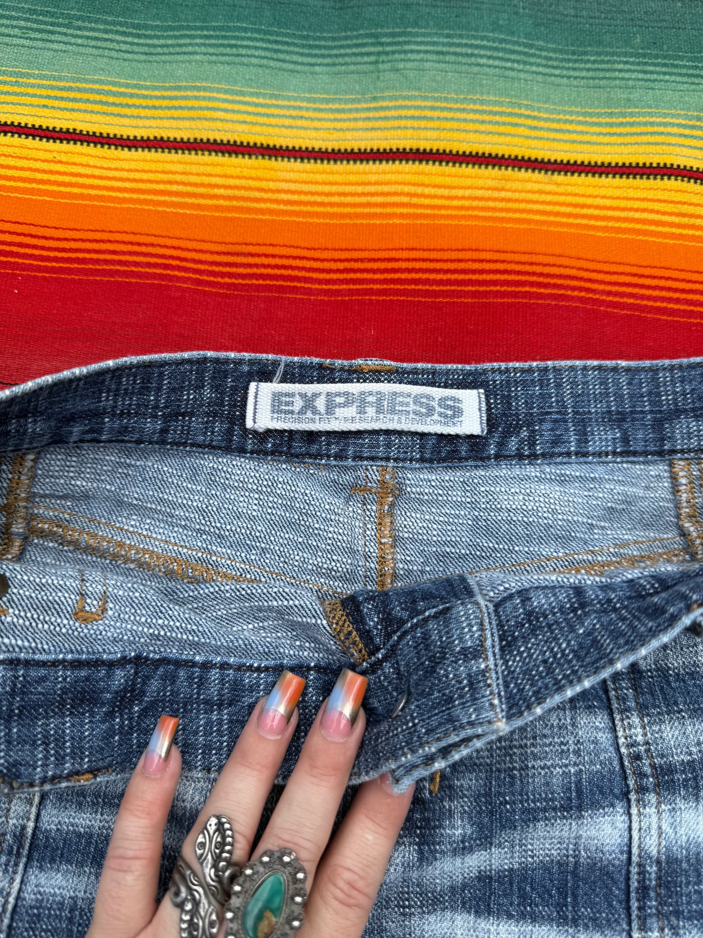 Y2k EXP Denim Mini