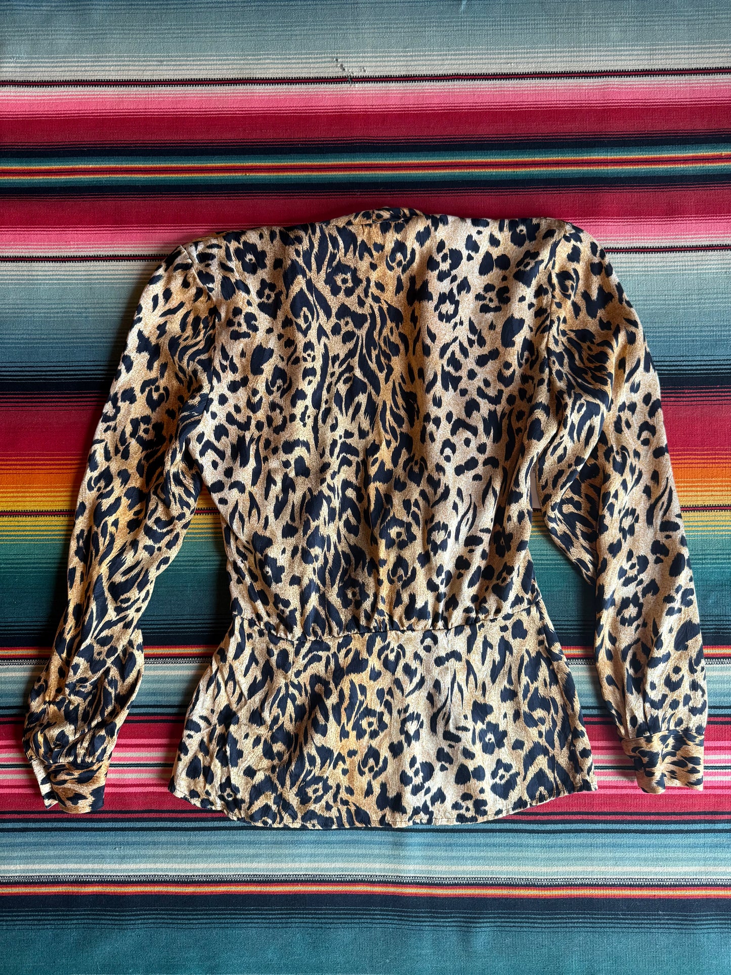 Vintage Leopard Print Top
