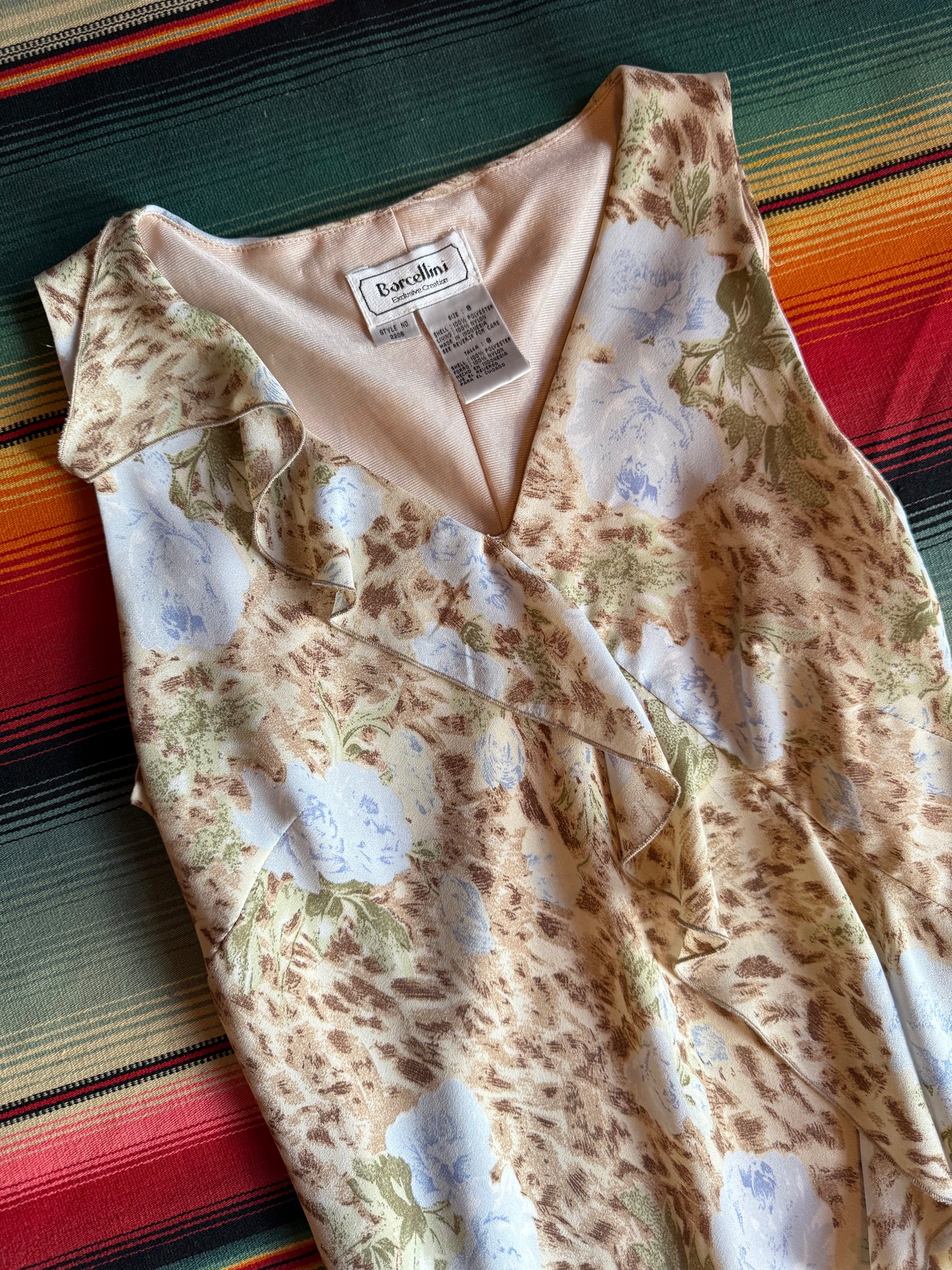 Y2K Leopard Ruffle Dress