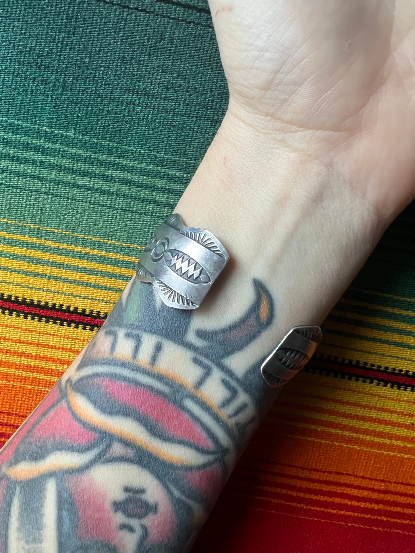 Chimney Butte Lapis and Sterling Cuff