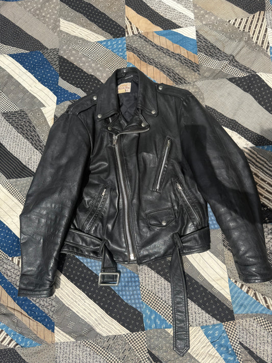 Vintage Brush Fire Biker Jacket