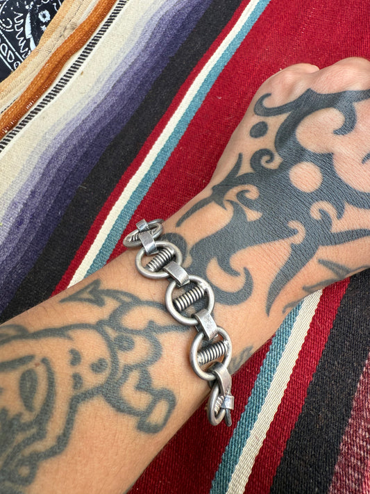 Sterling Spring Link Bracelet (MA)