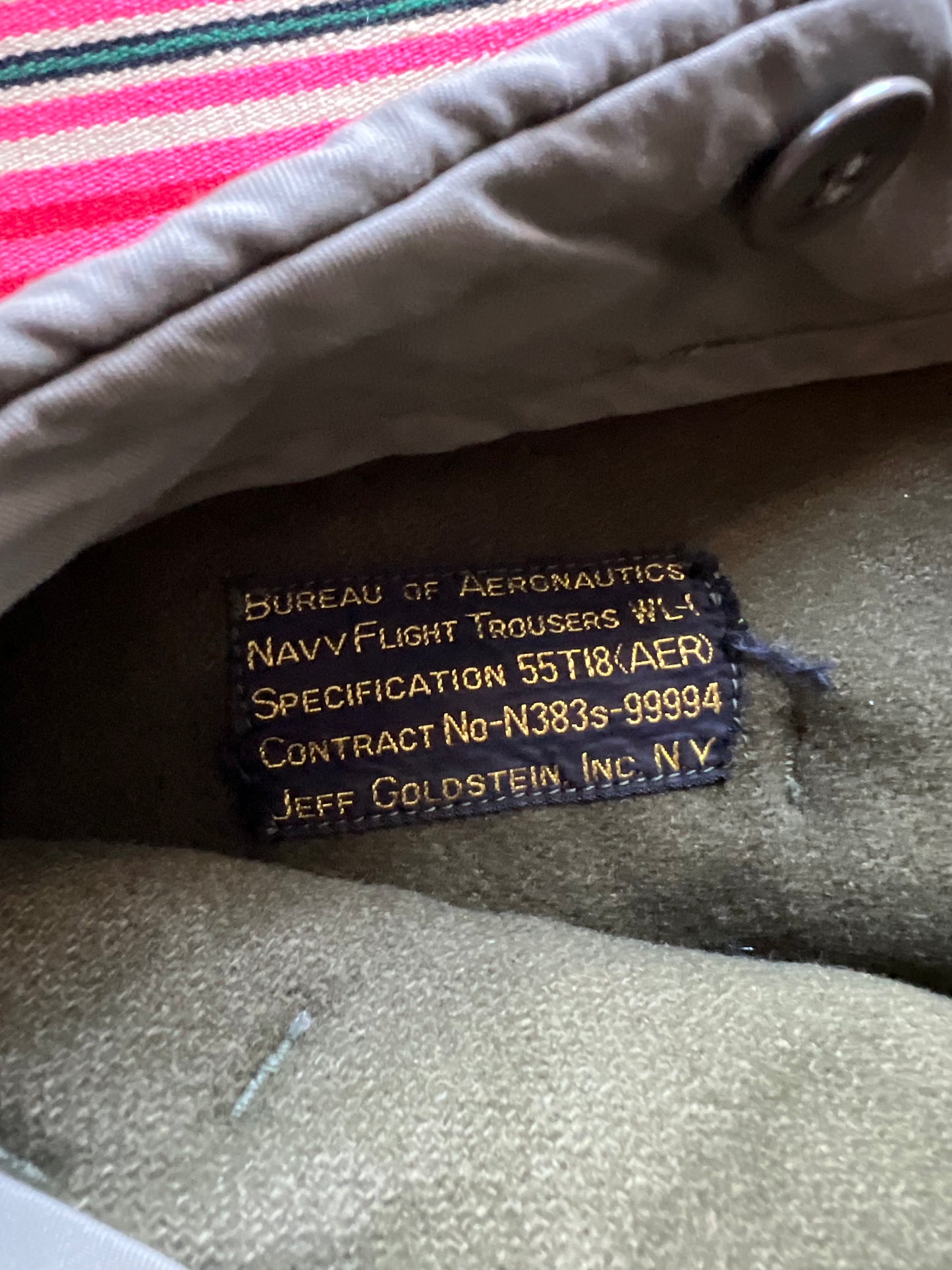 1990s US Navy Flight Trouers WL-1