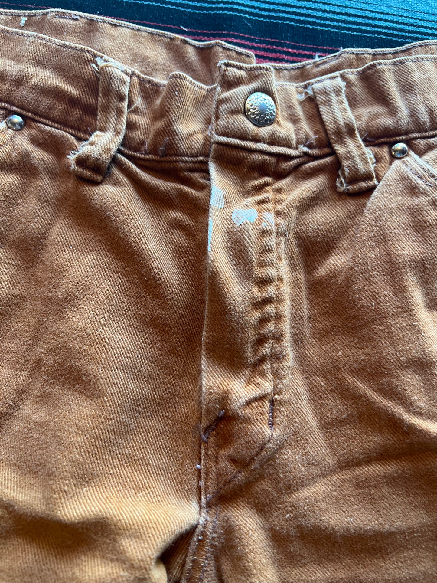 VTG Brown Cut Off Shorts