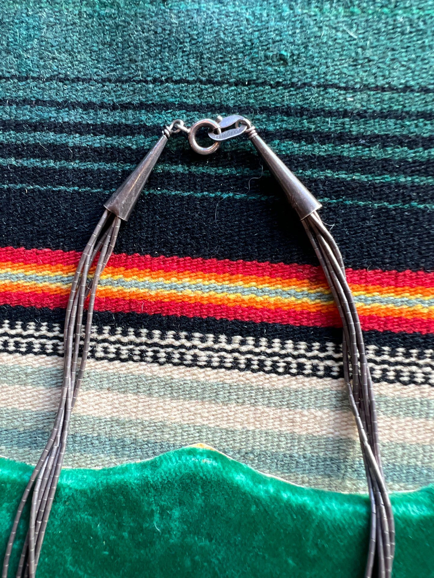 VTG Heart Pendant Turquoise Necklace