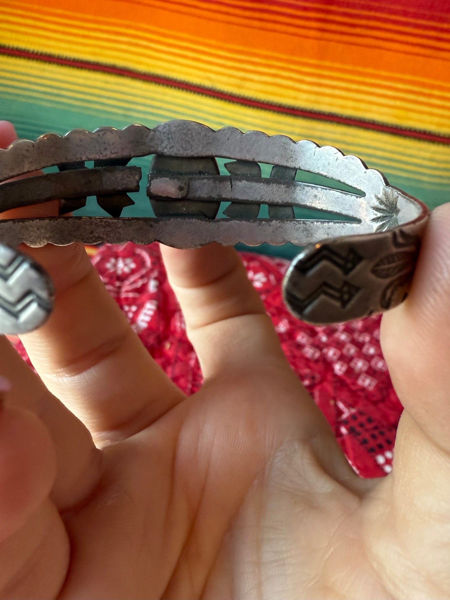 Fred Harvey Dual Cross Arrow Cuff
