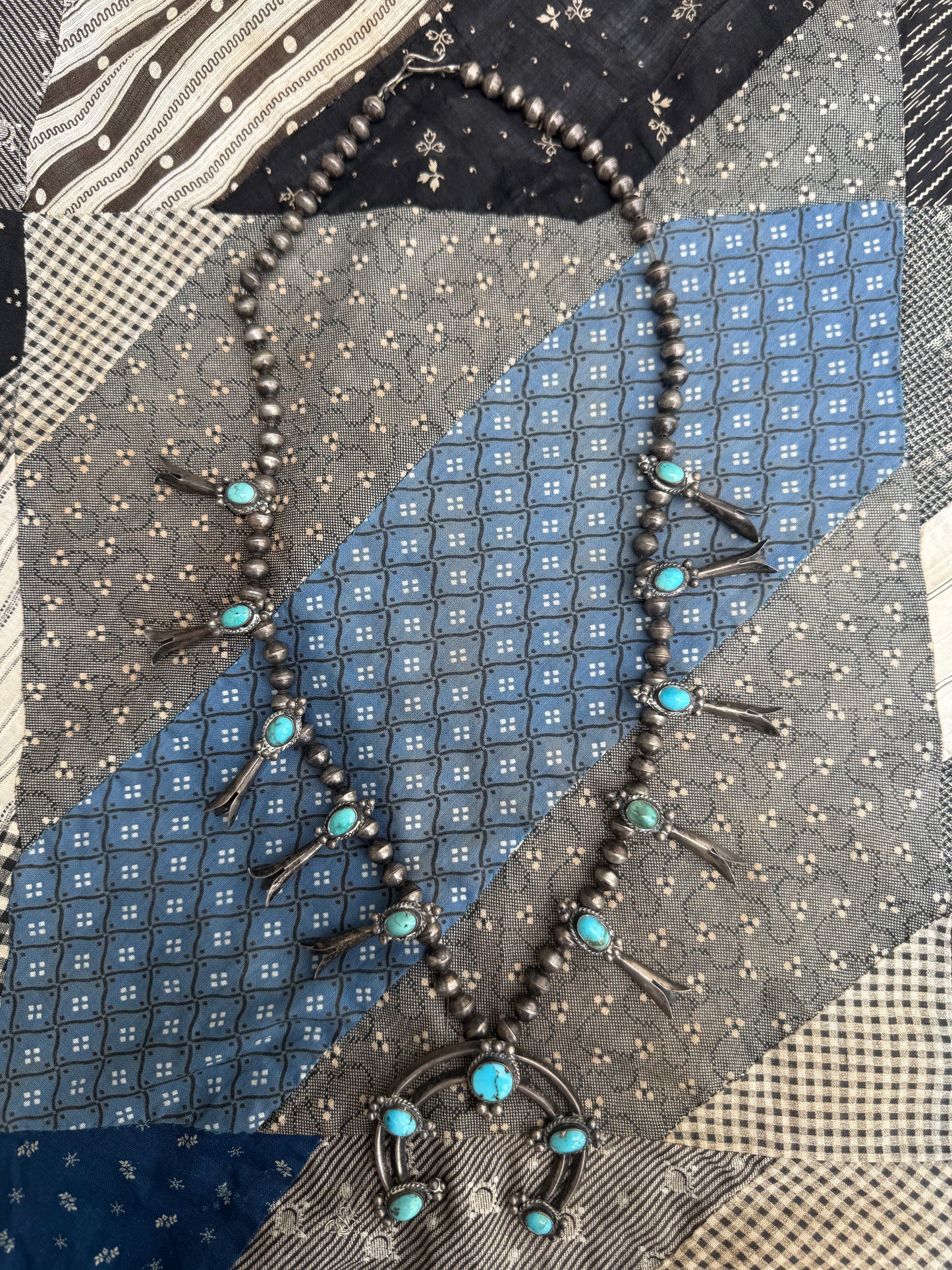Vintage Squash Blossom Necklace