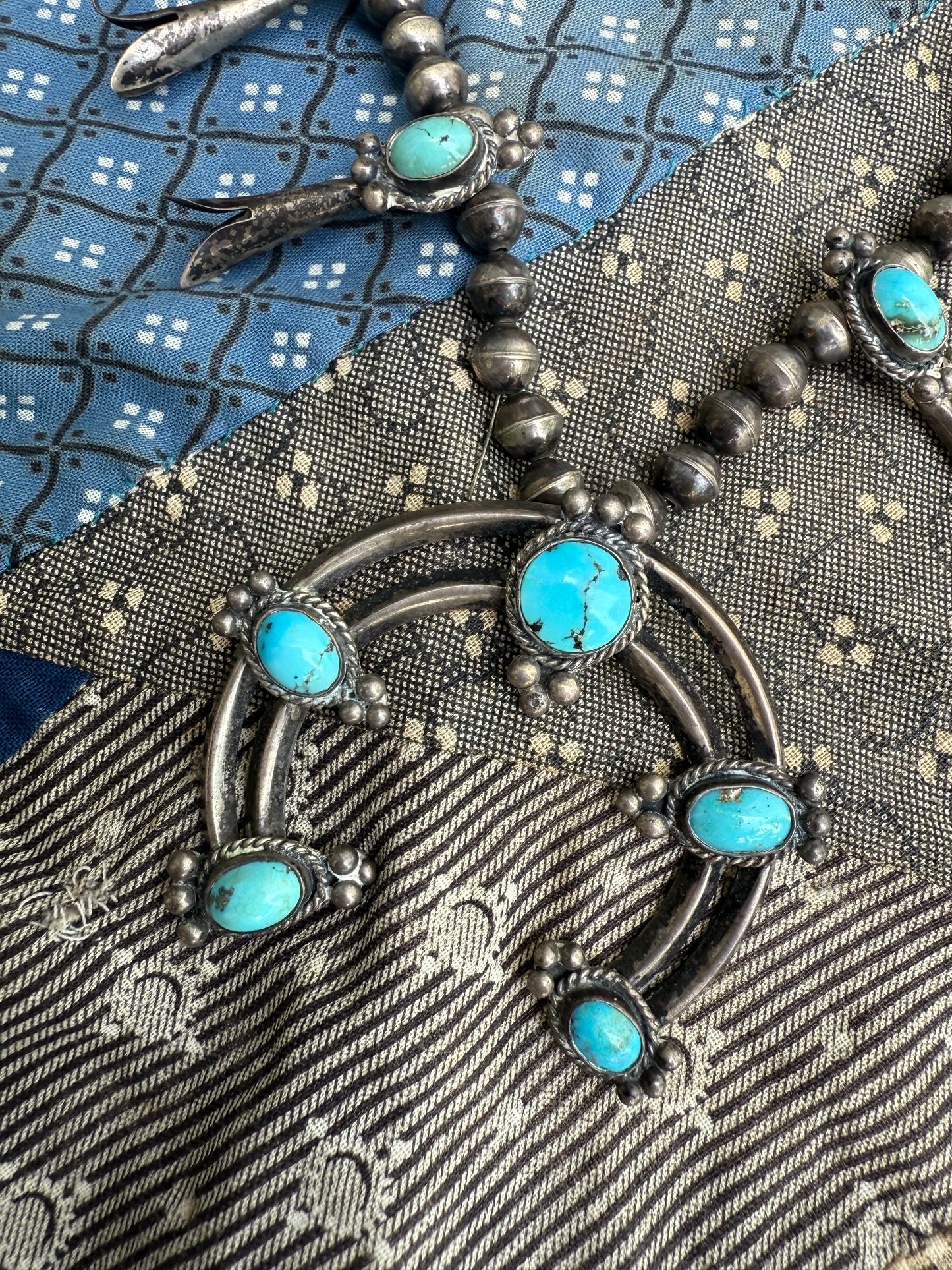 Vintage Squash Blossom Necklace