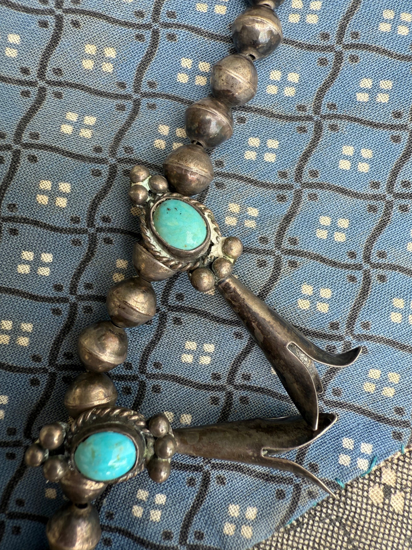 Vintage Squash Blossom Necklace