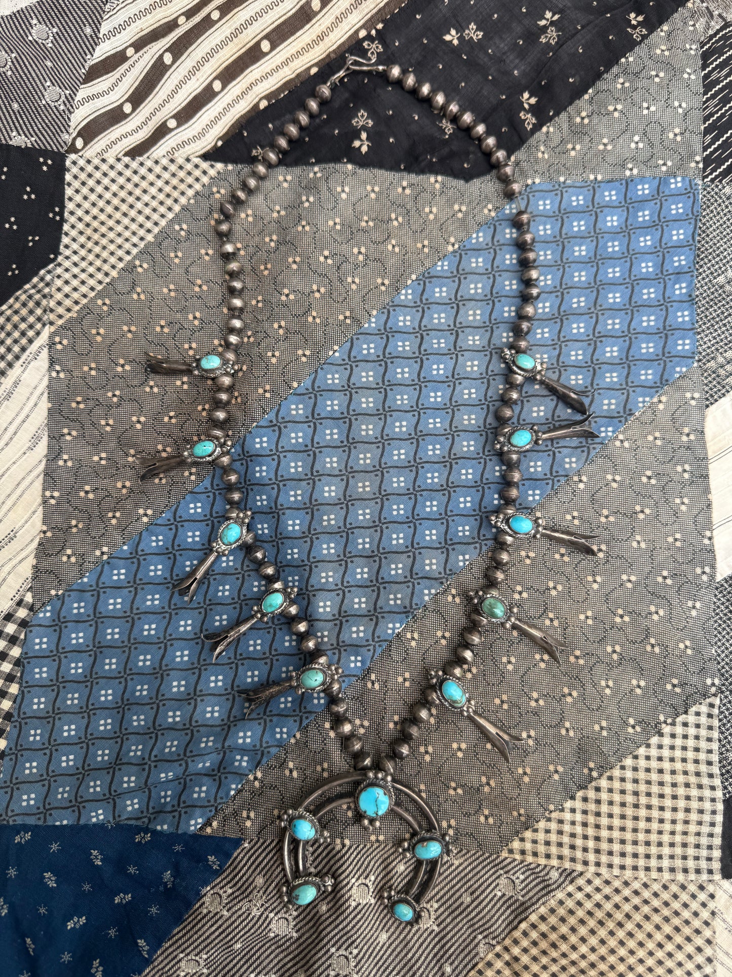 Vintage Squash Blossom Necklace
