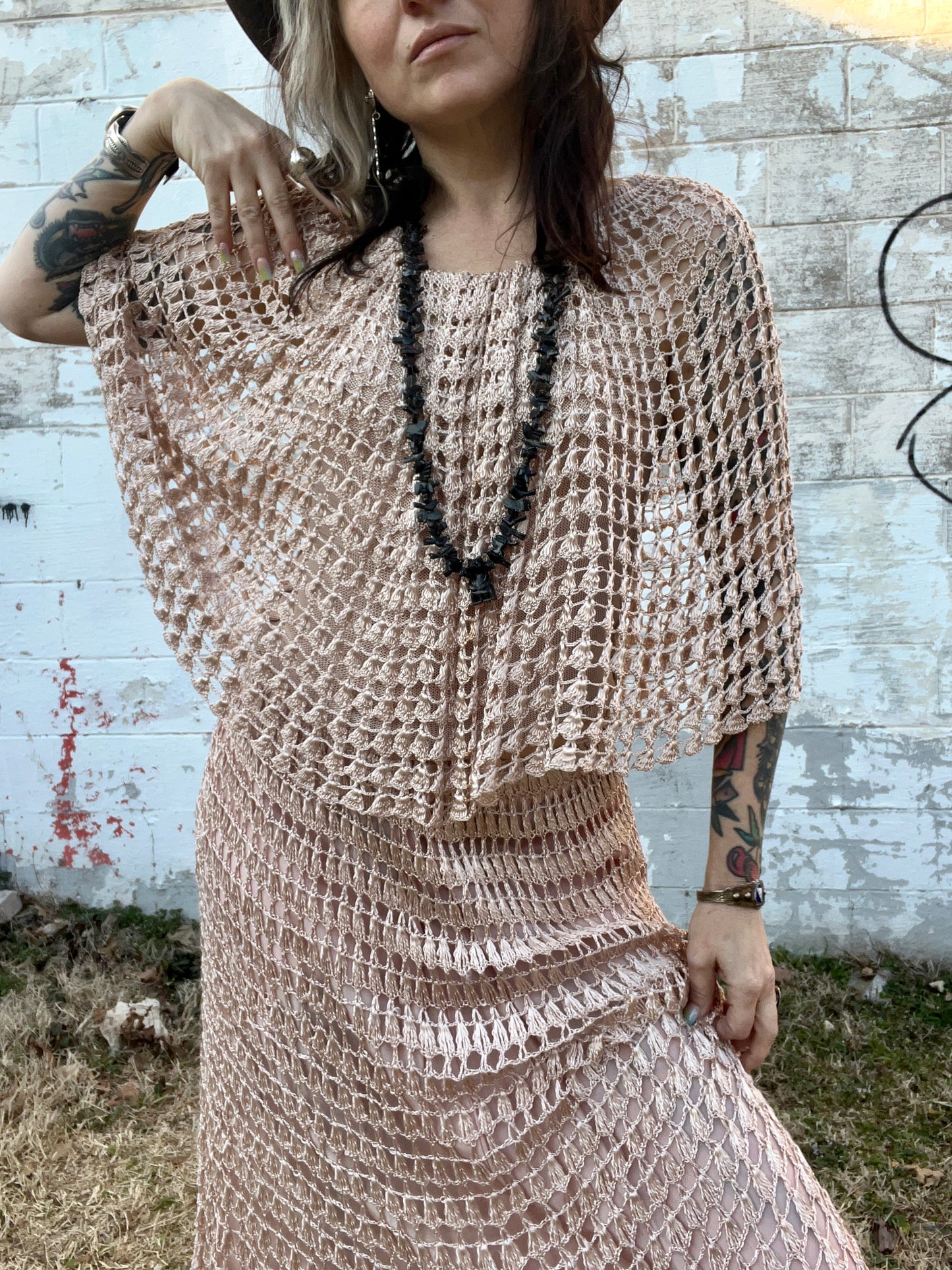 1970s Crochet Set
